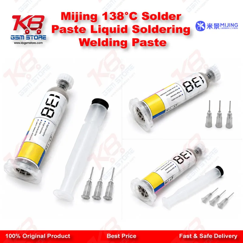 Mijing 138°C Solder Paste Liquid Soldering Welding Paste