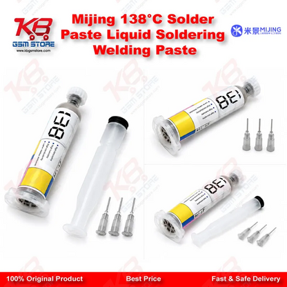 Mijing 138°C Solder Paste Liquid Soldering Welding Paste