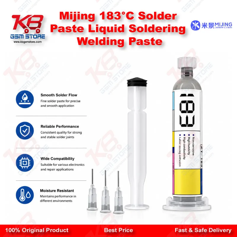 Mijing 183°C Solder Paste Liquid Soldering Welding Paste