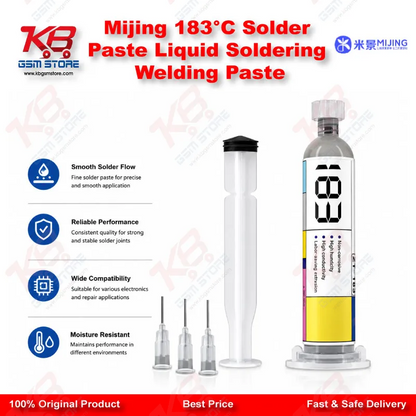 Mijing 183°C Solder Paste Liquid Soldering Welding Paste