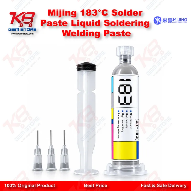Mijing 183°C Solder Paste Liquid Soldering Welding Paste
