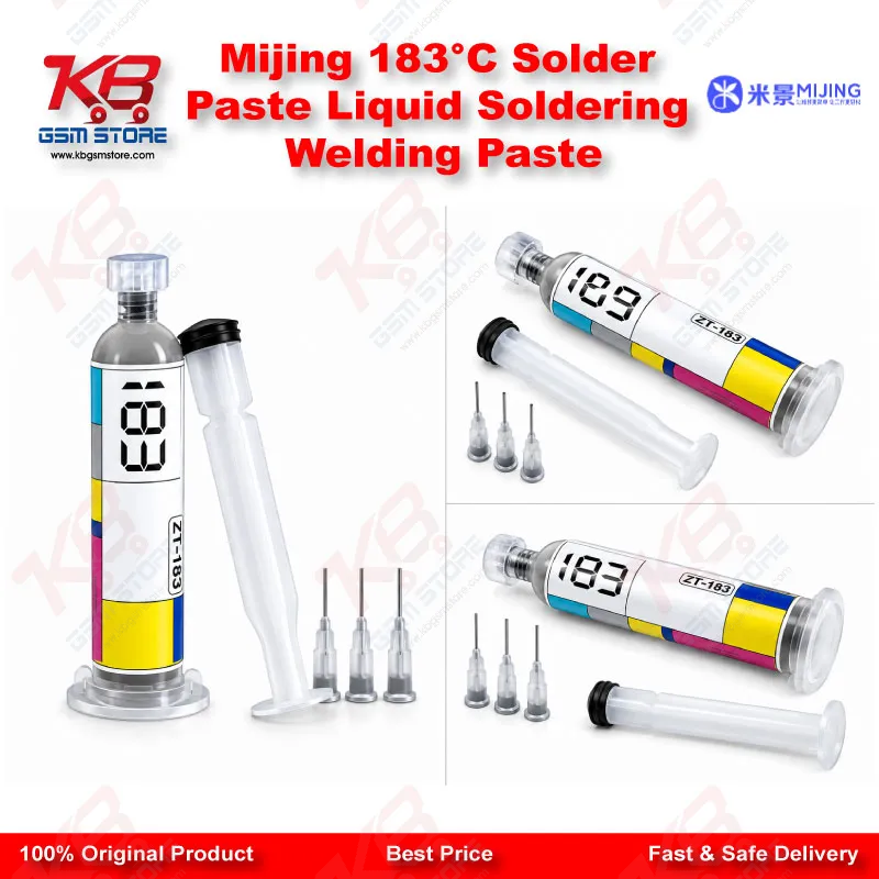 Mijing 183°C Solder Paste Liquid Soldering Welding Paste