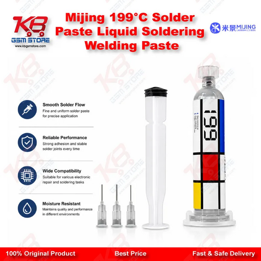 Mijing 199°C Solder Paste Liquid Soldering Welding Paste