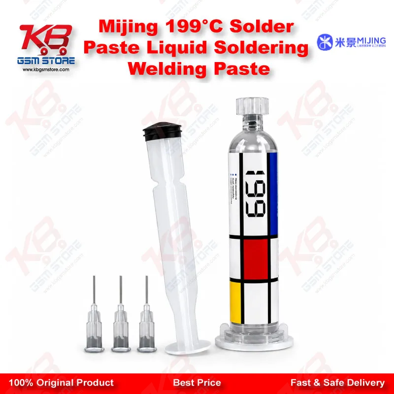 Mijing 199°C Solder Paste Liquid Soldering Welding Paste