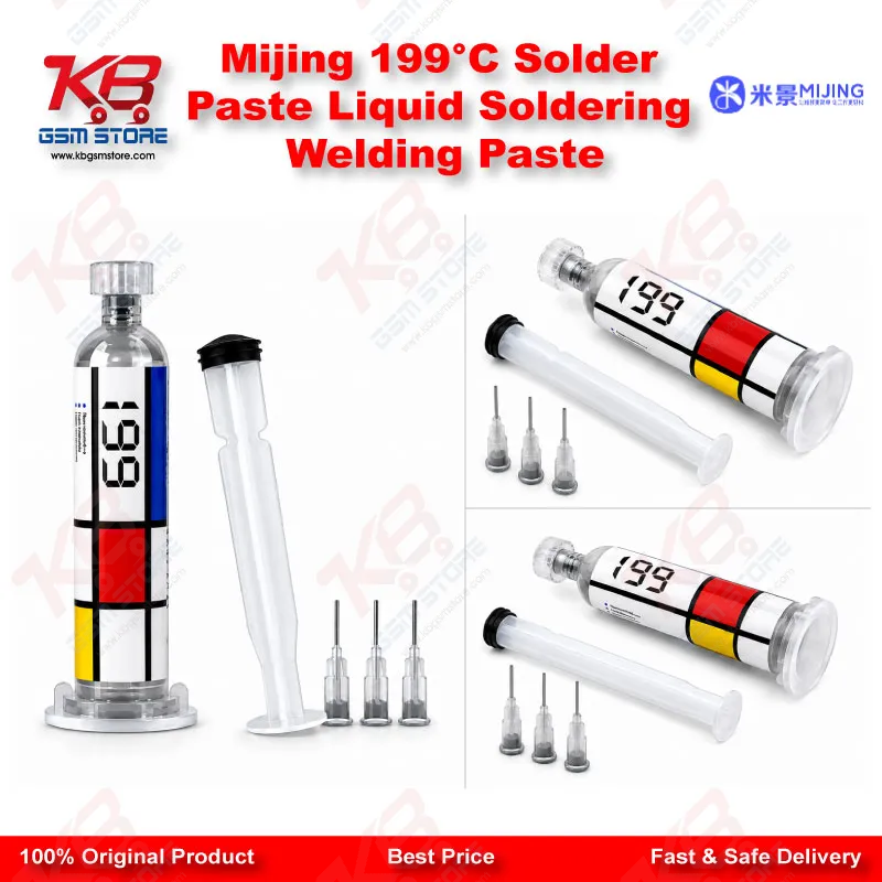 Mijing 199°C Solder Paste Liquid Soldering Welding Paste