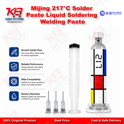 Mijing 217°C Solder Paste Liquid Soldering Welding Paste