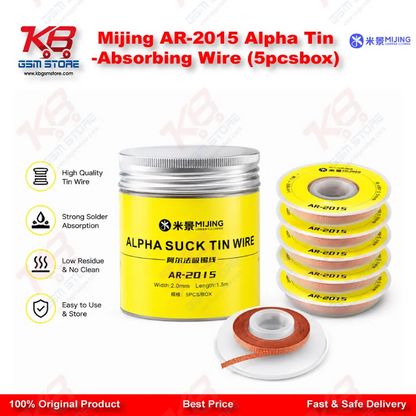 Mijing AR-2015 Alpha Tin-Absorbing Wire (5pcs/box)