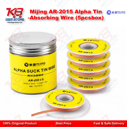 Mijing AR-2015 Alpha Tin-Absorbing Wire (5pcs/box)
