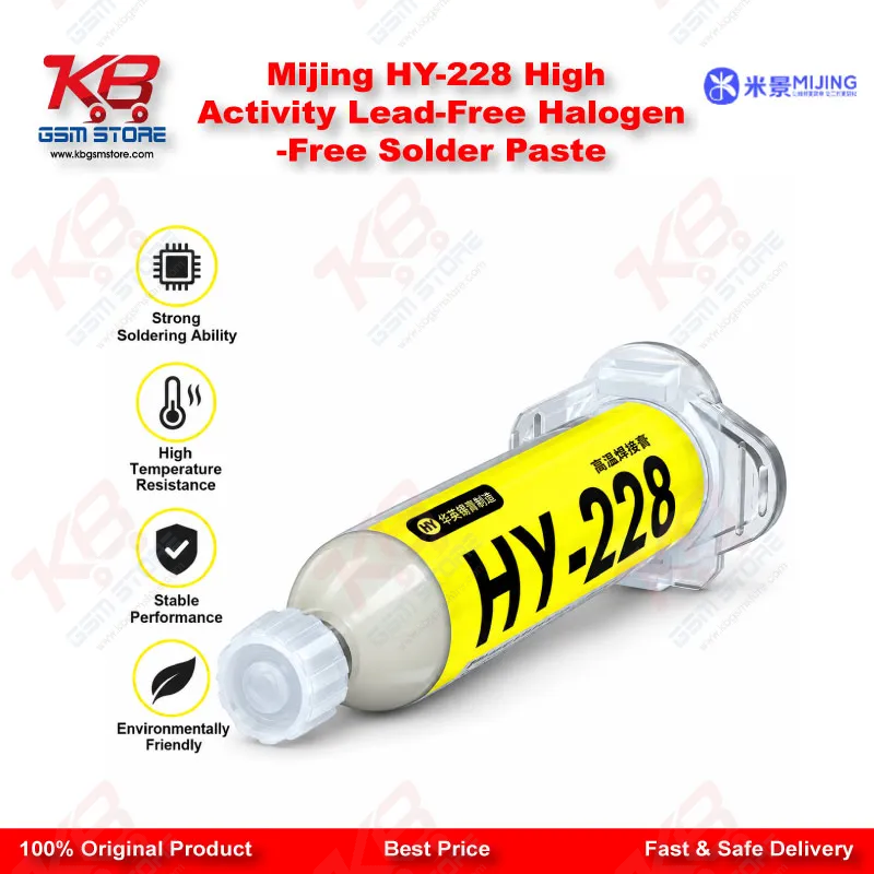 Mijing HY-228 High Activity Lead-Free Halogen-Free Solder Paste