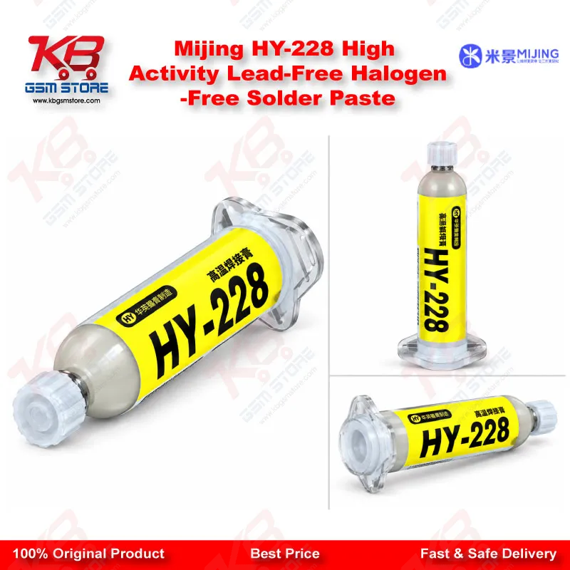 Mijing HY-228 High Activity Lead-Free Halogen-Free Solder Paste