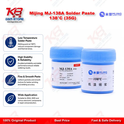 Mijing MJ-138A Solder Paste 138°C (35G)