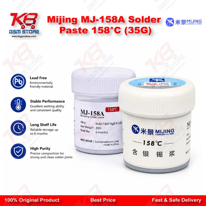 Mijing MJ-158A Solder Paste 158°C (35G)