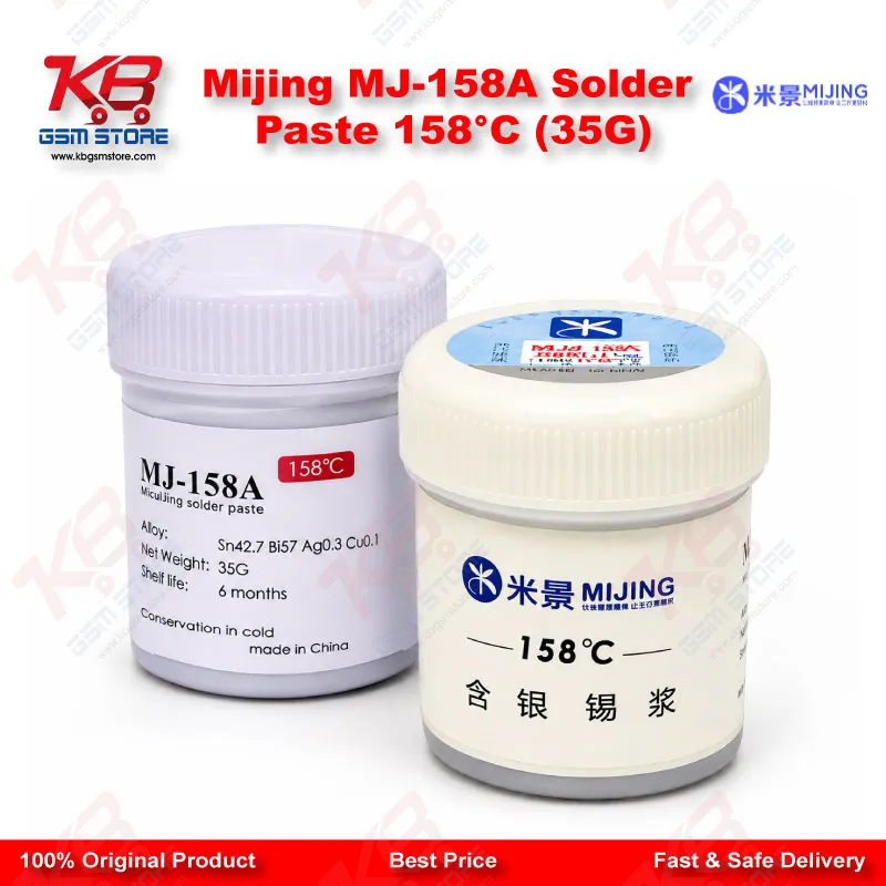 Mijing MJ-158A Solder Paste 158°C (35G)