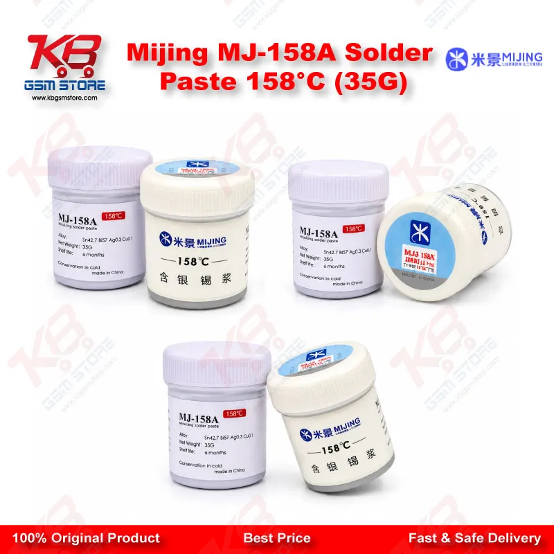 Mijing MJ-158A Solder Paste 158°C (35G)