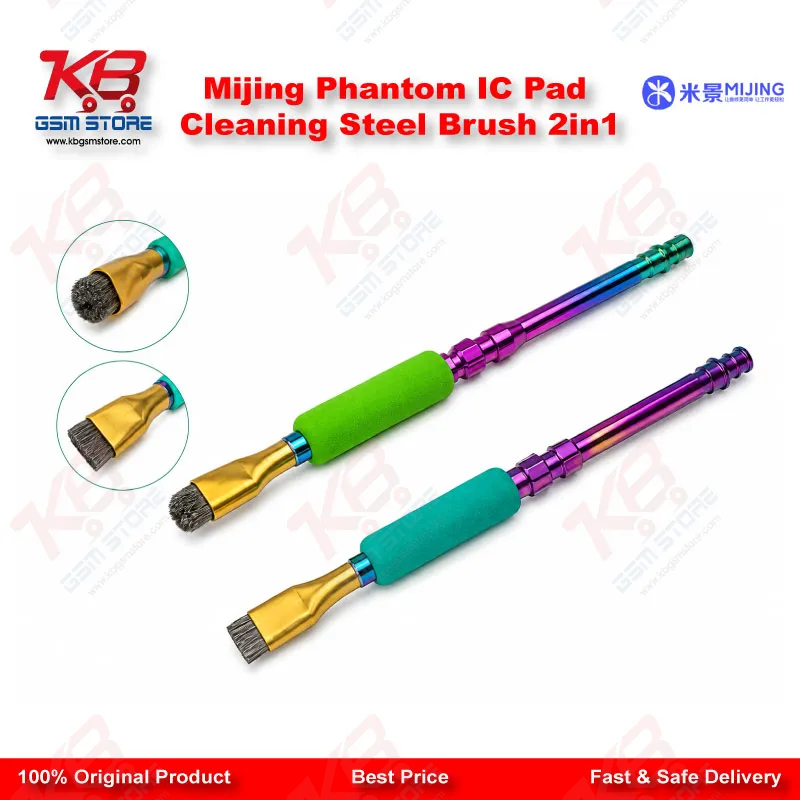 Mijing Phantom IC Pad Cleaning Steel Brush 2in1