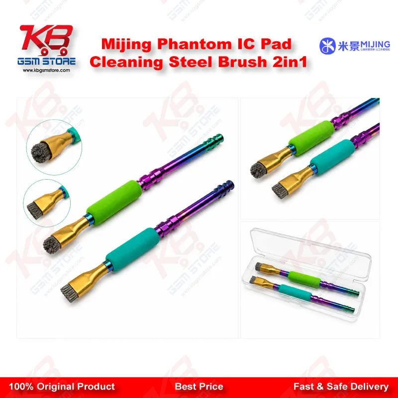 Mijing Phantom IC Pad Cleaning Steel Brush 2in1