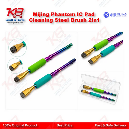 Mijing Phantom IC Pad Cleaning Steel Brush 2in1