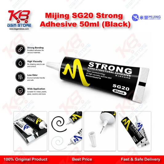 Mijing SG20 Strong Adhesive 50ml (Black)