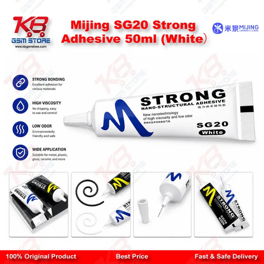 Mijing SG20 Strong Adhesive 50ml (White）