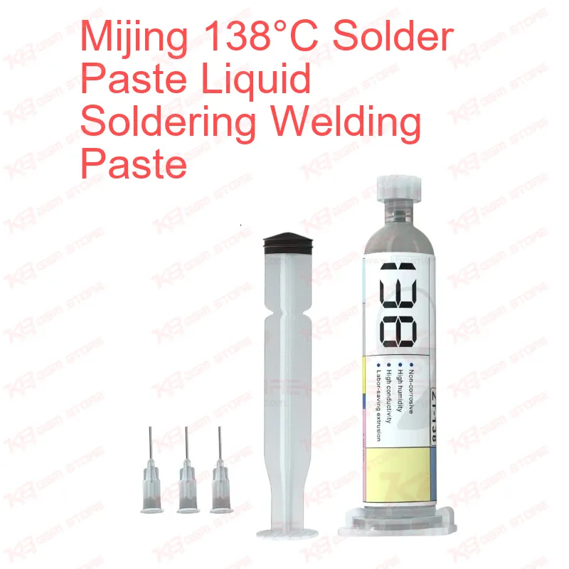 Mijing 138°C Solder Paste Liquid Soldering Welding Paste