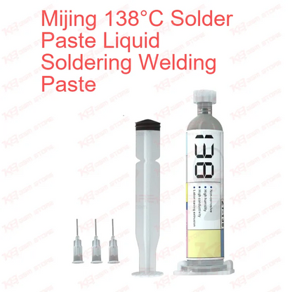 Mijing 138°C Solder Paste Liquid Soldering Welding Paste
