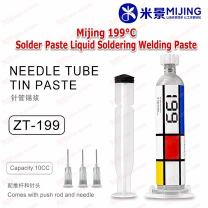Mijing 199°C Solder Paste Liquid Soldering Welding Paste
