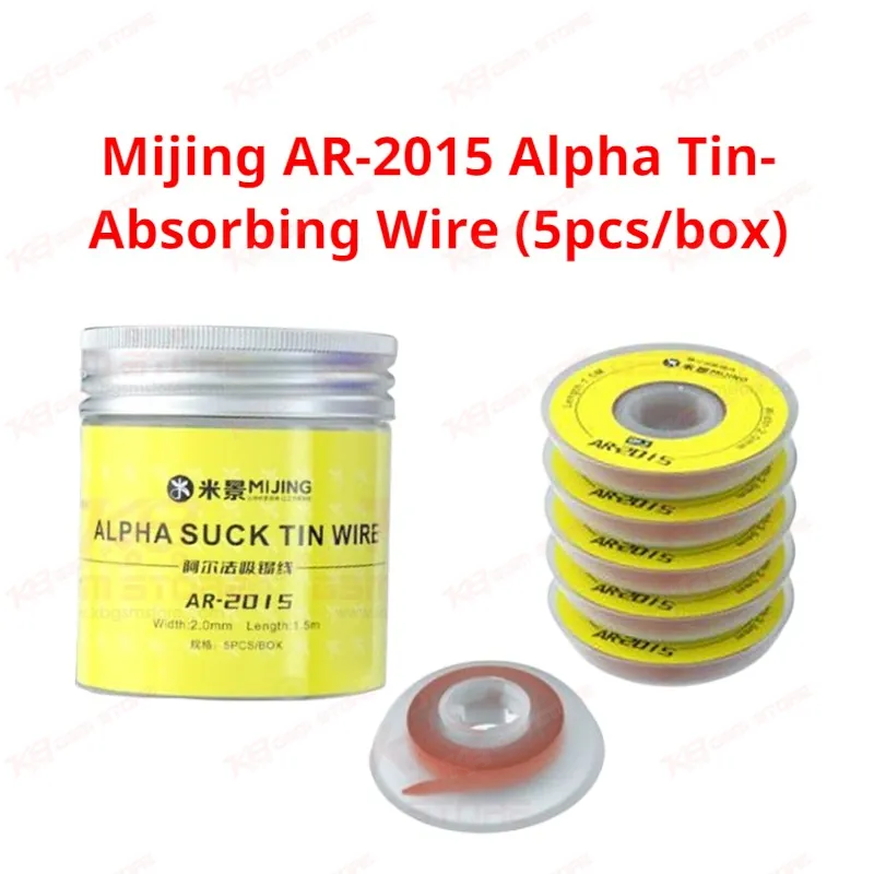 Mijing AR-2015 Alpha Tin-Absorbing Wire (5pcs/box)