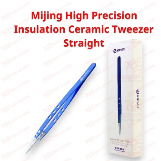Mijing High Precision Insulation Ceramic Tweezer Straight