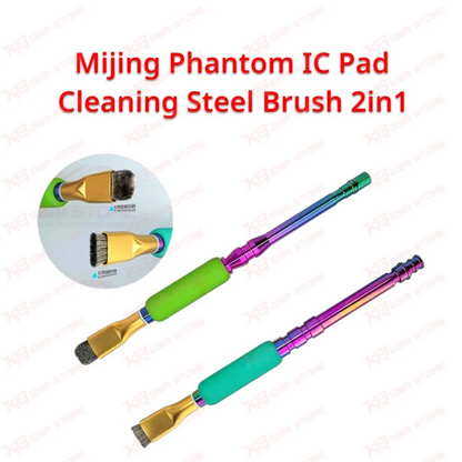 Mijing Phantom IC Pad Cleaning Steel Brush 2in1