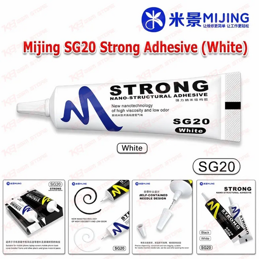 Mijing SG20 Strong Adhesive 50ml (White）