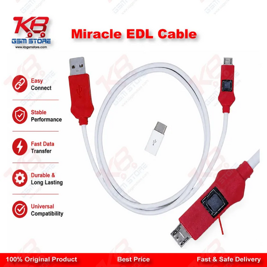 Miracle EDL Cable v1.0 – Qualcomm 9008 Deep Flash Mode Cable for Xiaomi