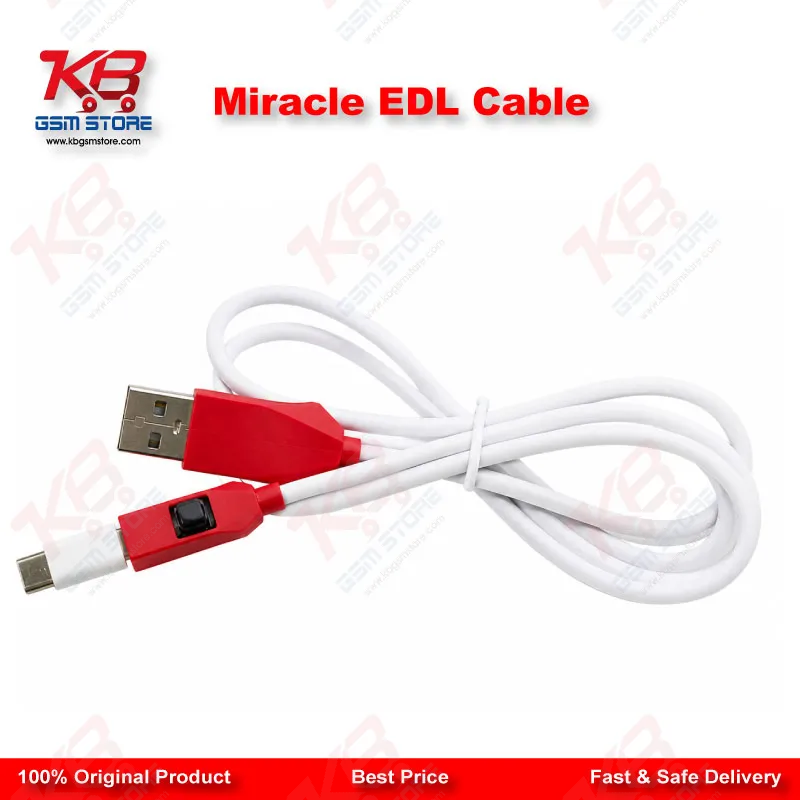 Miracle EDL Cable v1.0 – Qualcomm 9008 Deep Flash Mode Cable for Xiaomi