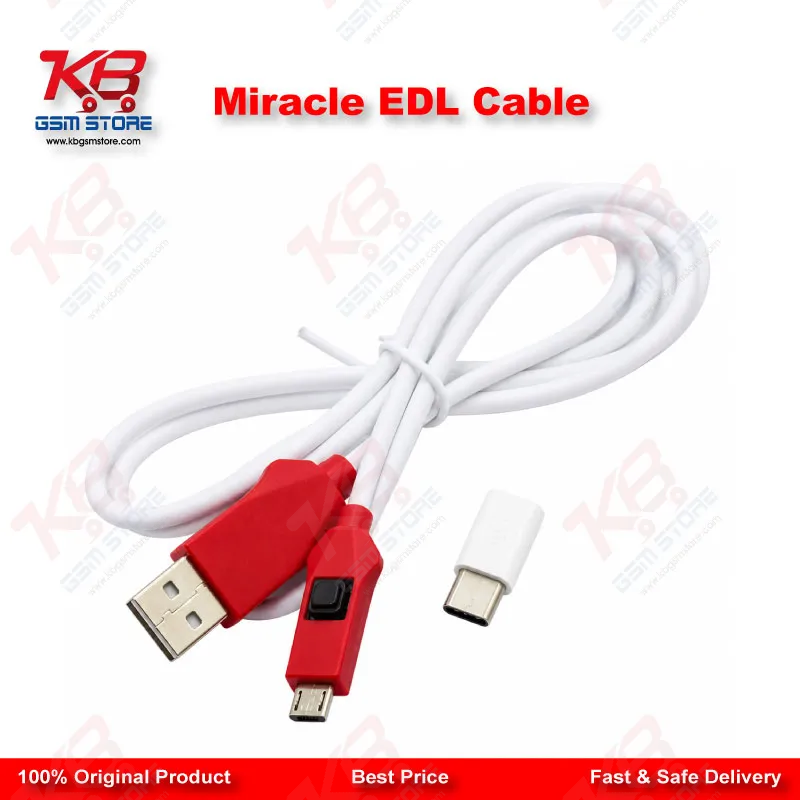 Miracle EDL Cable v1.0 – Qualcomm 9008 Deep Flash Mode Cable for Xiaomi