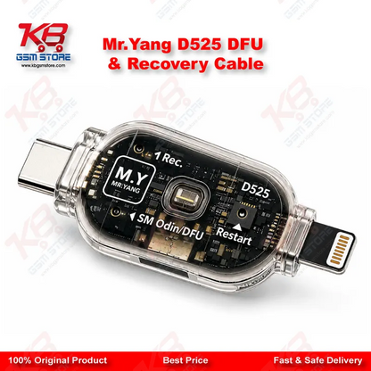 MR.YANG D525 One-Click DFU Engineering Flashing Cable for iPhone 6 to 17 Pro Max