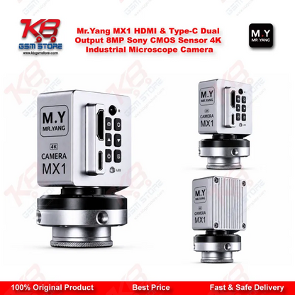 Mr.Yang MX1 HDMI & Type-C Dual Output 8MP Sony CMOS 4K Industrial Microscope Camera