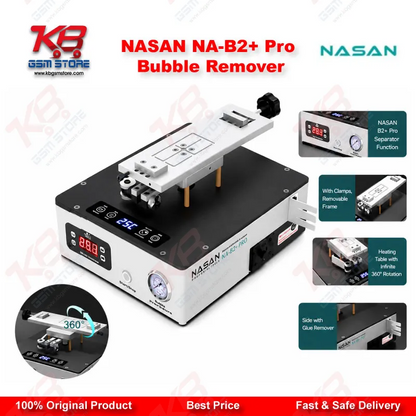 NASAN NA-B2+ Pro 2in1 OCA Bubble Remover & LCD Screen Separator Machine (7 Inch, Built-in Air Compressor)