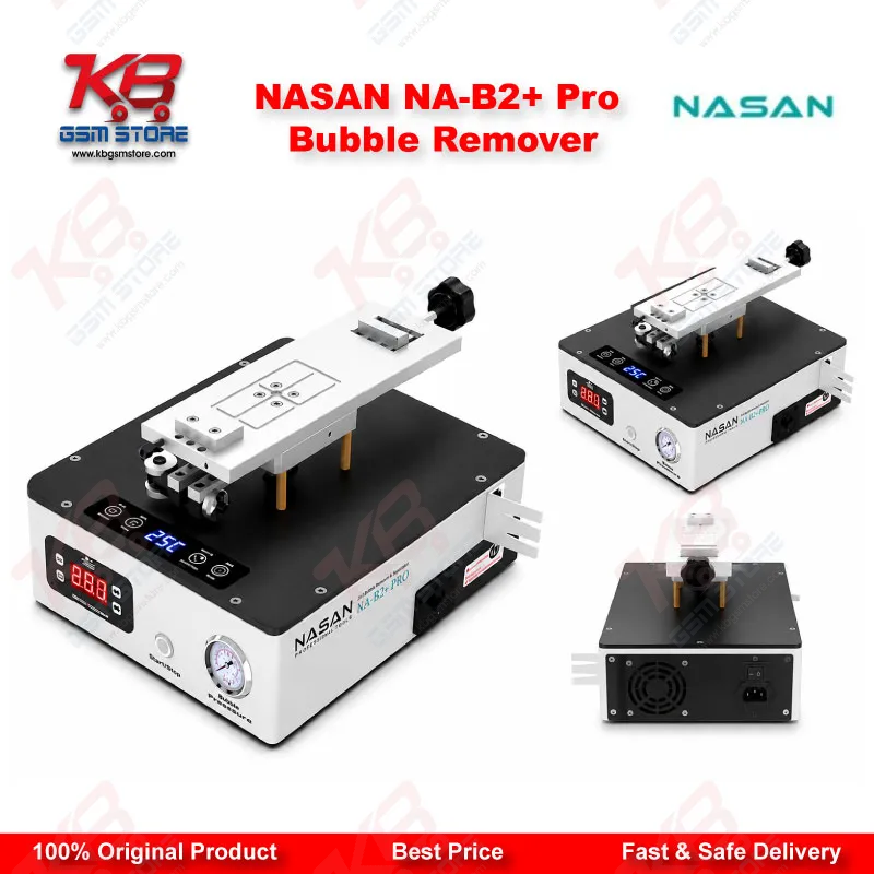 NASAN NA-B2+ Pro 2in1 OCA Bubble Remover & LCD Screen Separator Machine (7 Inch, Built-in Air Compressor)