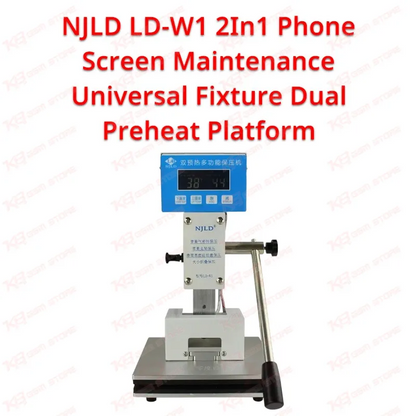 NJLD LD-W1 2In1 Phone Screen Maintenance Universal Fixture Dual Preheat Platform