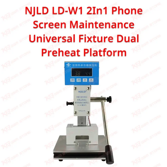 NJLD LD-W1 2In1 Phone Screen Maintenance Universal Fixture Dual Preheat Platform