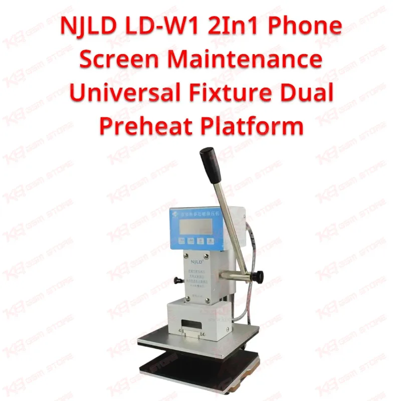 NJLD LD-W1 2In1 Phone Screen Maintenance Universal Fixture Dual Preheat Platform