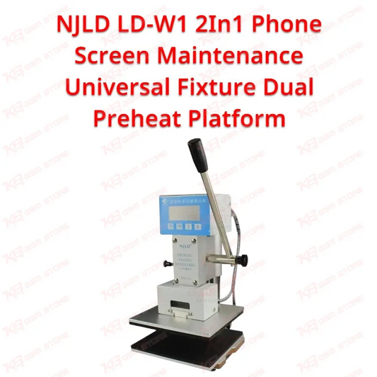 NJLD LD-W1 2In1 Phone Screen Maintenance Universal Fixture Dual Preheat Platform