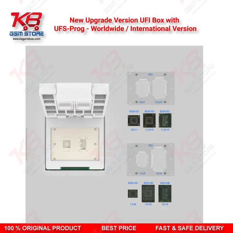 New Upgrade Version UFI Box with UFS-Prog - Worldwide / International Version