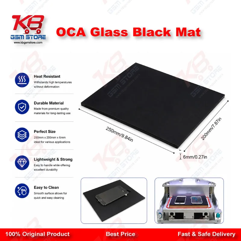 OCA Glass Black Mat