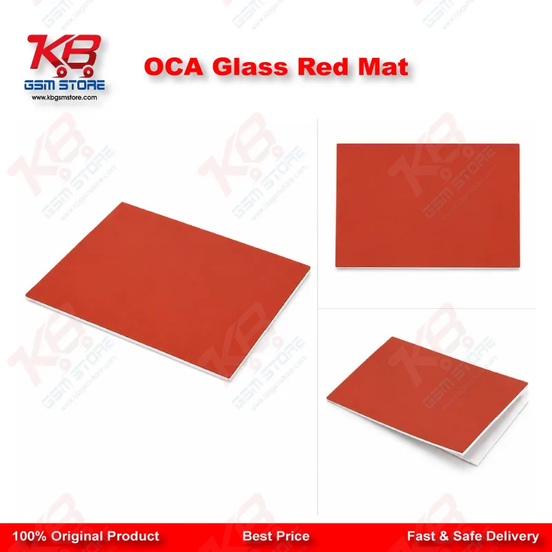 OCA Glass Red Mat