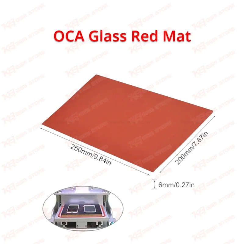 OCA Glass Red Mat