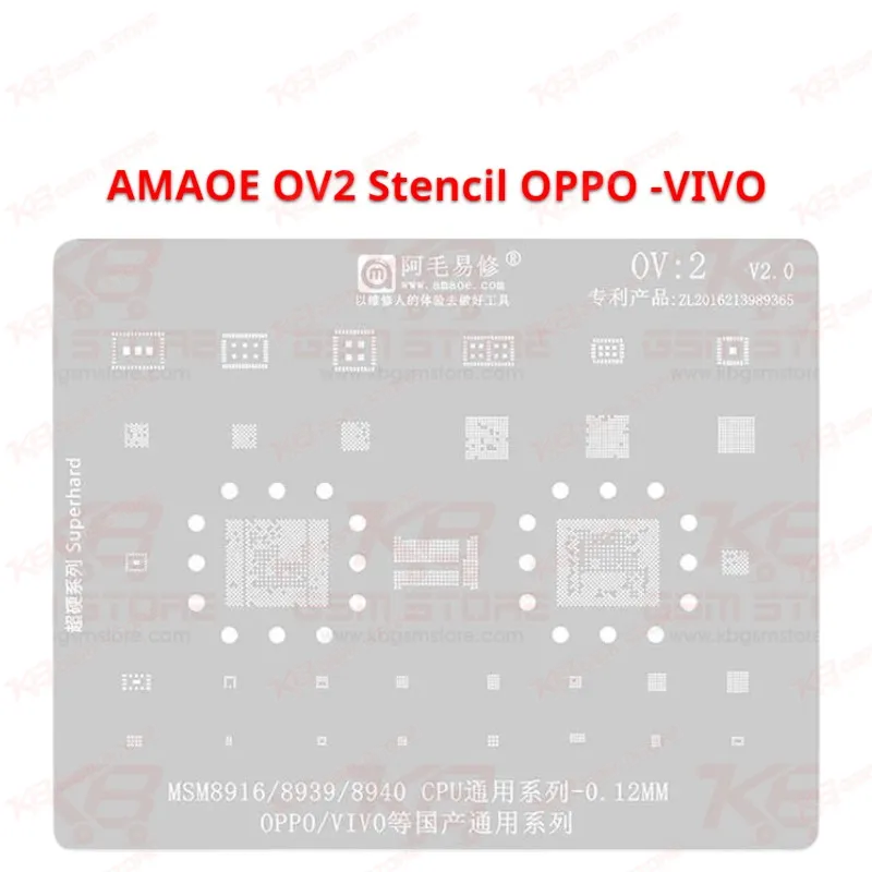 OPPO/VIVO OV2 AMAOE Stencil