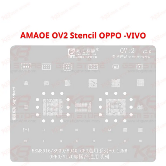 OPPO/VIVO OV2 AMAOE Stencil