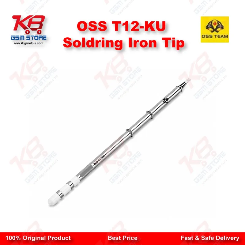 OSS T12-KU Soldering Iron Tip – Knife Shape K Bit for T12 Stations