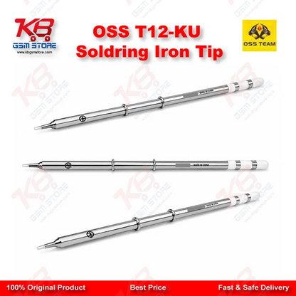 OSS T12-KU Soldering Iron Tip – Knife Shape K Bit for T12 Stations