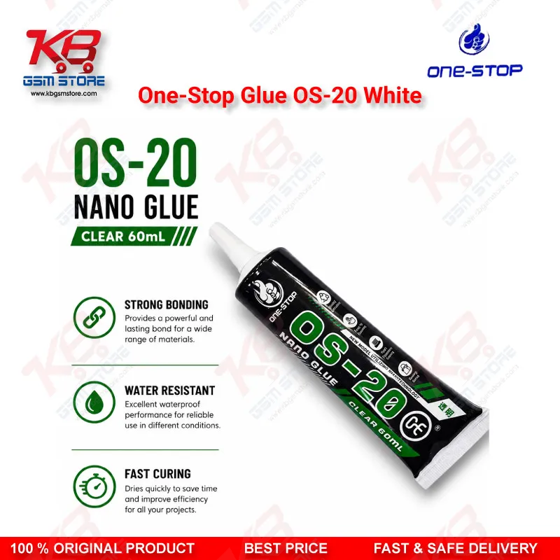 One Stop OS-20 Multipurpose Premium Transparent Glue – 60ML